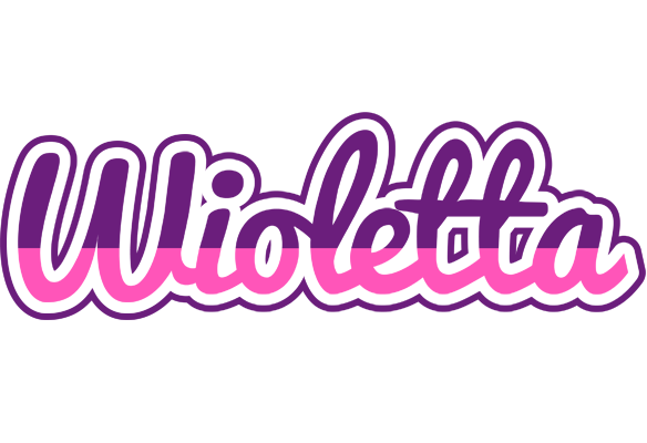 Wioletta cheerful logo