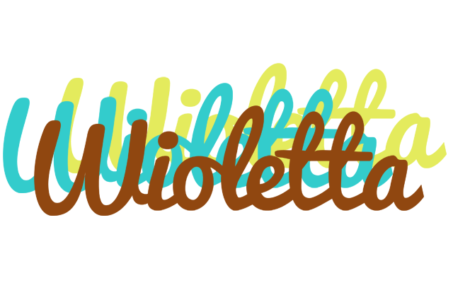 Wioletta cupcake logo