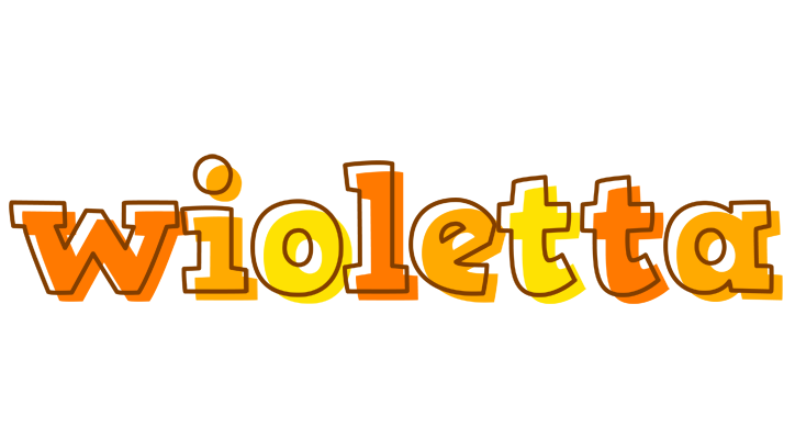 Wioletta desert logo