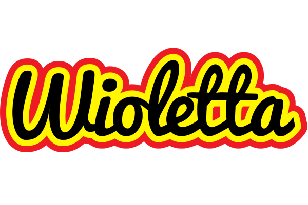 Wioletta flaming logo