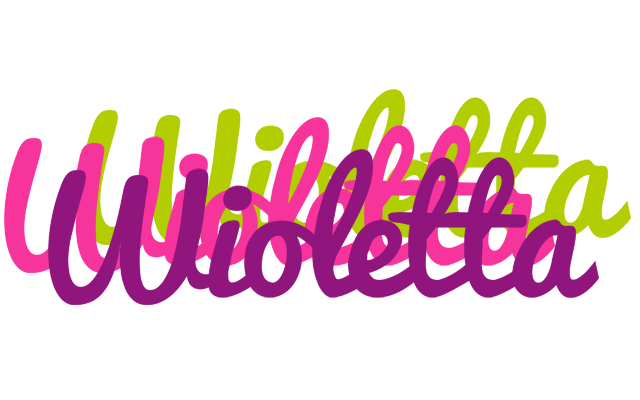 Wioletta flowers logo
