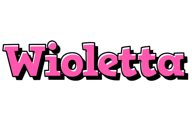 Wioletta girlish logo