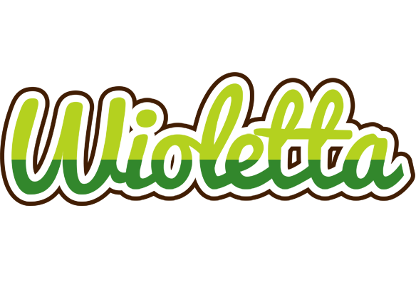 Wioletta golfing logo