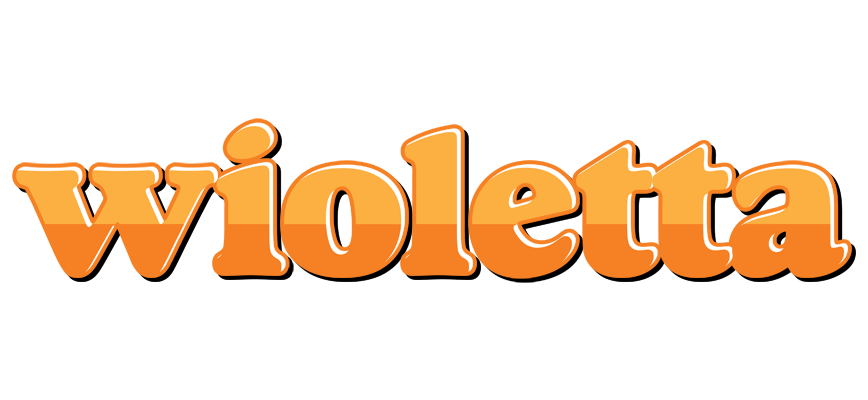 Wioletta orange logo