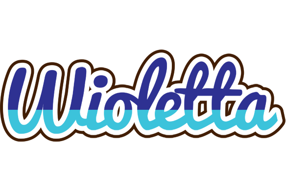 Wioletta raining logo