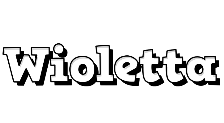 Wioletta snowing logo