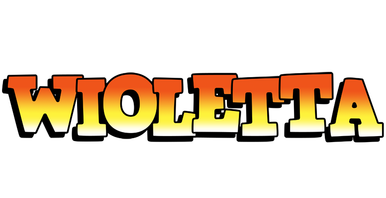 Wioletta sunset logo