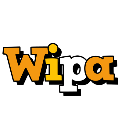 Wipa cartoon logo