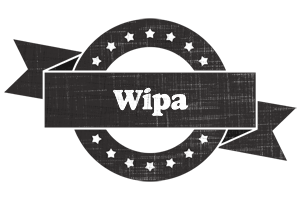 Wipa grunge logo