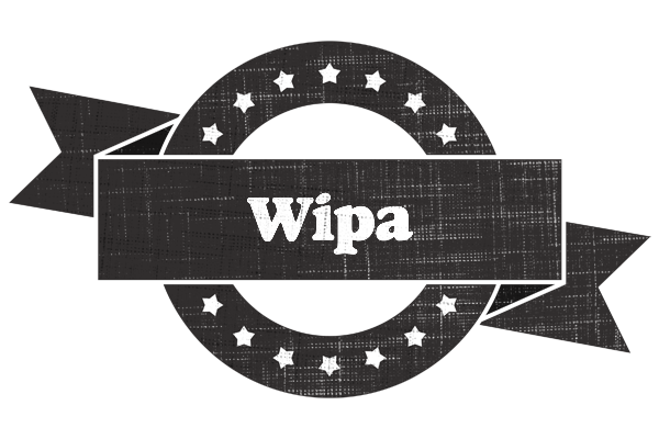 Wipa grunge logo