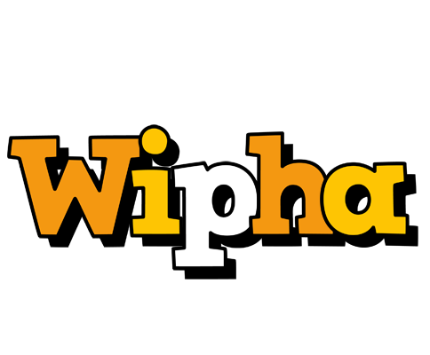 Wipha cartoon logo