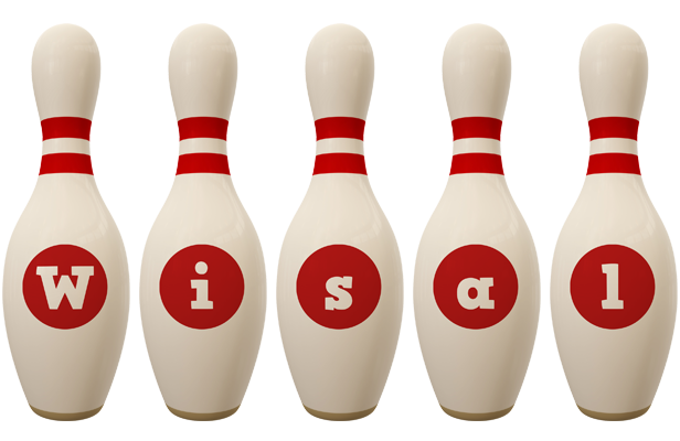 Wisal bowling-pin logo