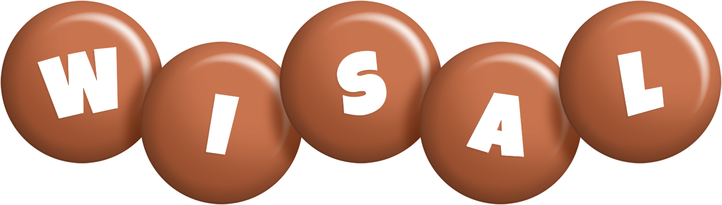 Wisal candy-brown logo