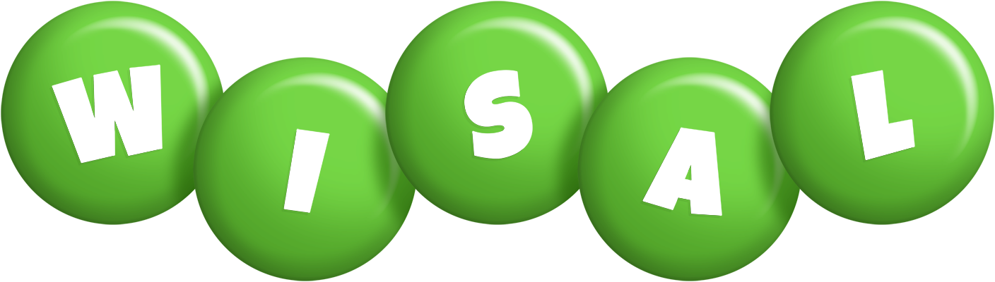Wisal candy-green logo