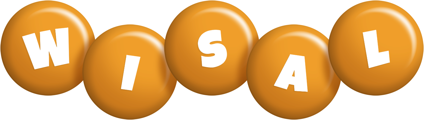 Wisal candy-orange logo