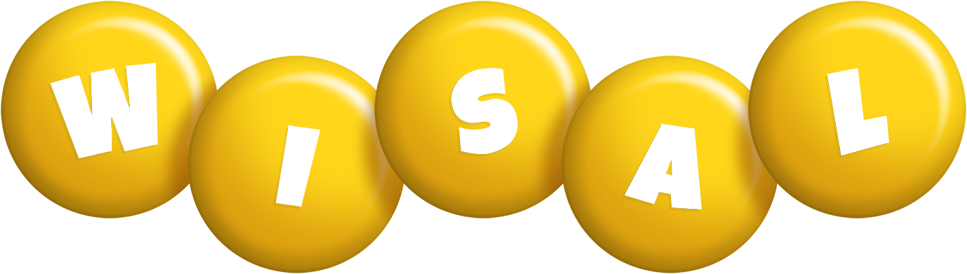 Wisal candy-yellow logo