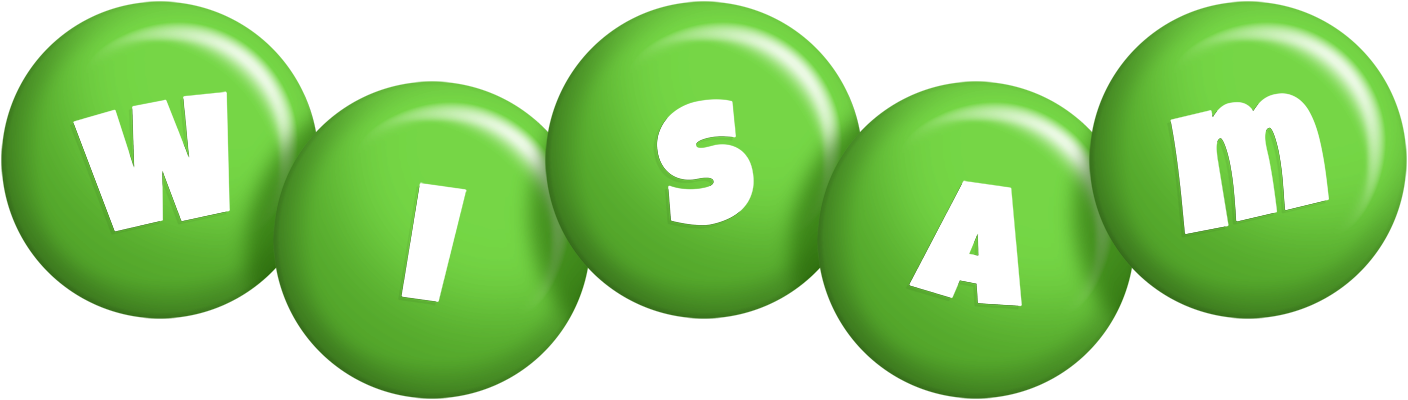 Wisam candy-green logo