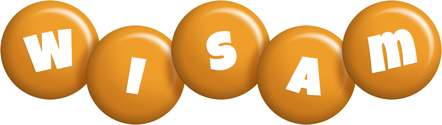 Wisam candy-orange logo