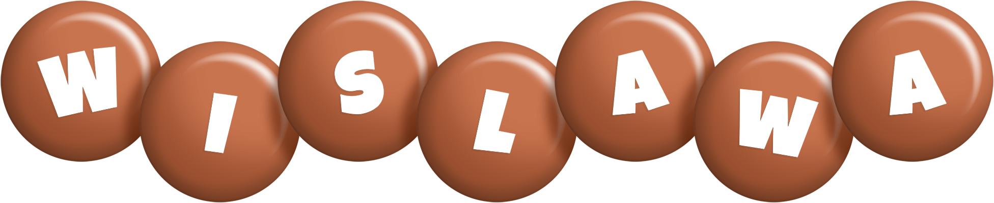 Wislawa candy-brown logo