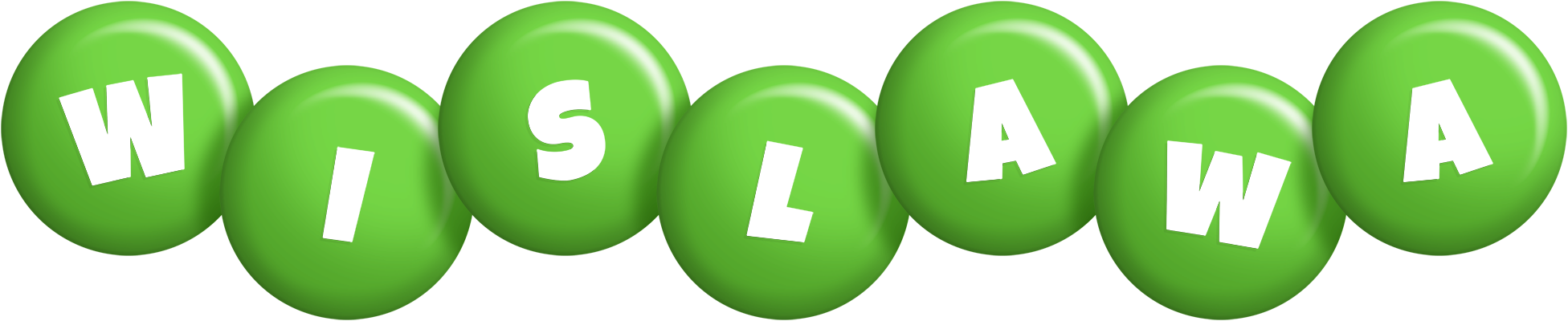 Wislawa candy-green logo