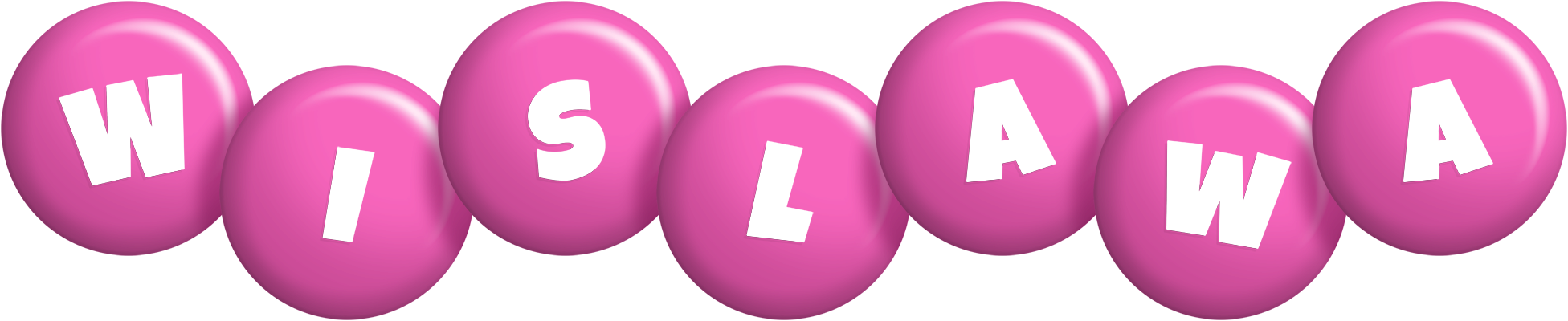 Wislawa candy-pink logo