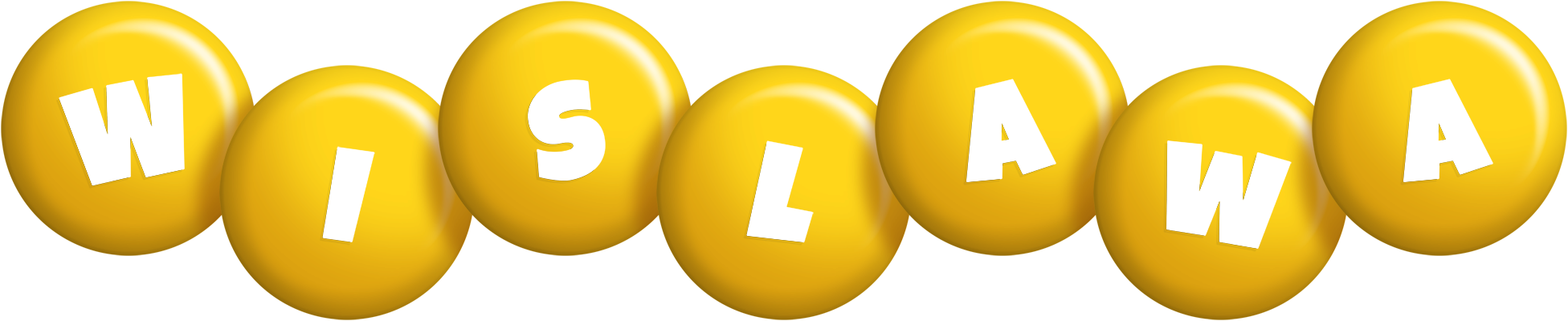 Wislawa candy-yellow logo