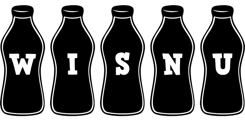 Wisnu bottle logo