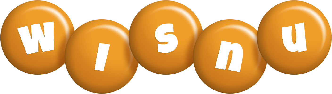 Wisnu candy-orange logo