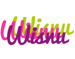 Wisnu flowers logo