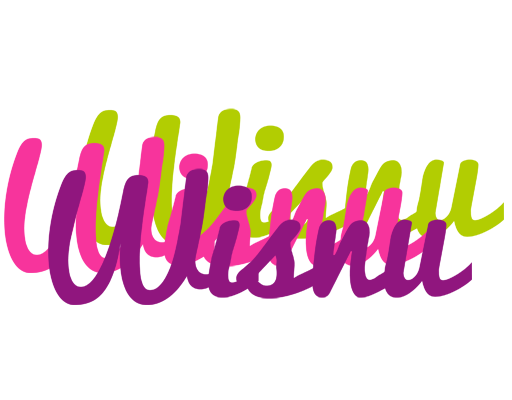 Wisnu flowers logo