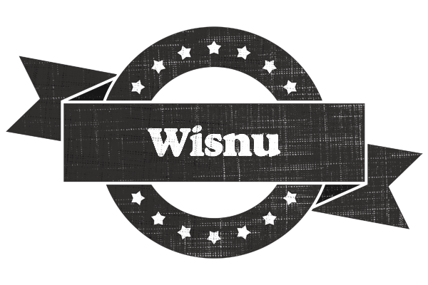 Wisnu grunge logo