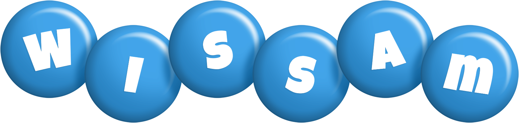 Wissam candy-blue logo