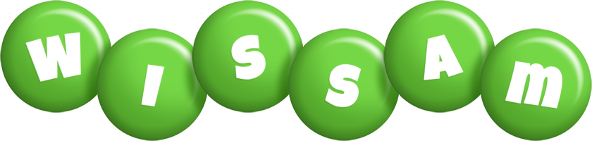 Wissam candy-green logo