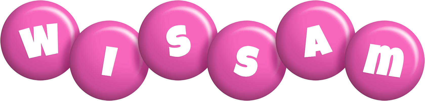 Wissam candy-pink logo