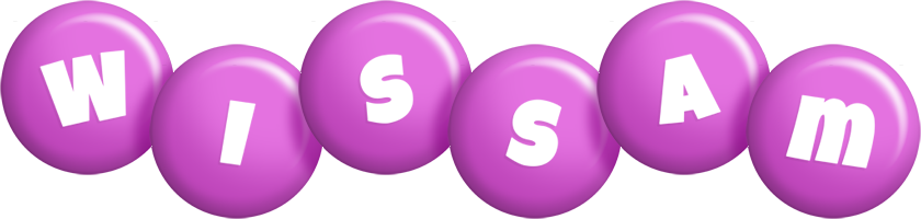 Wissam candy-purple logo