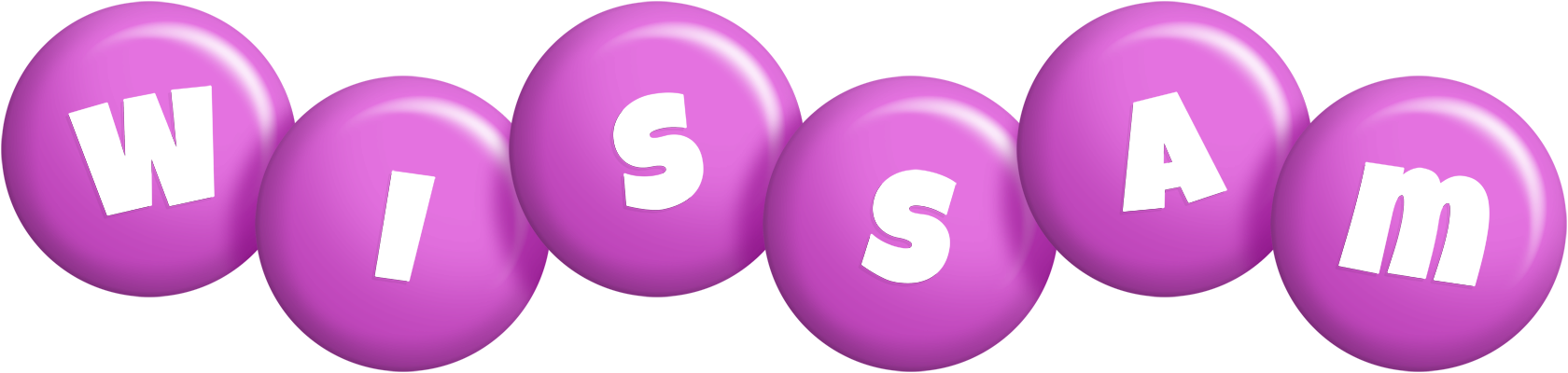 Wissam candy-purple logo