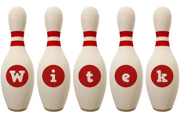 Witek bowling-pin logo