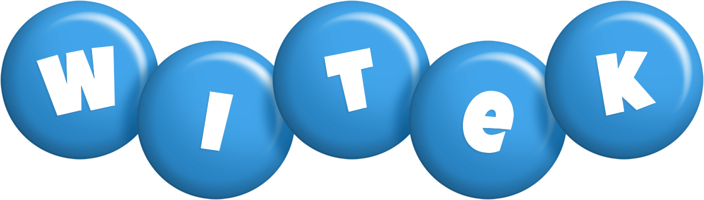 Witek candy-blue logo