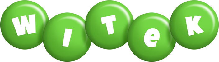 Witek candy-green logo