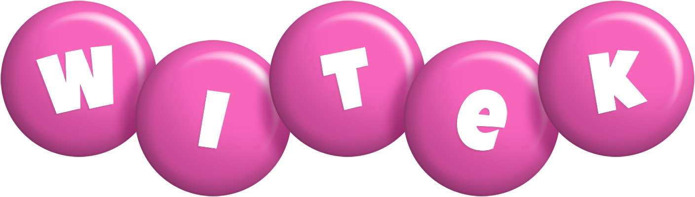 Witek candy-pink logo