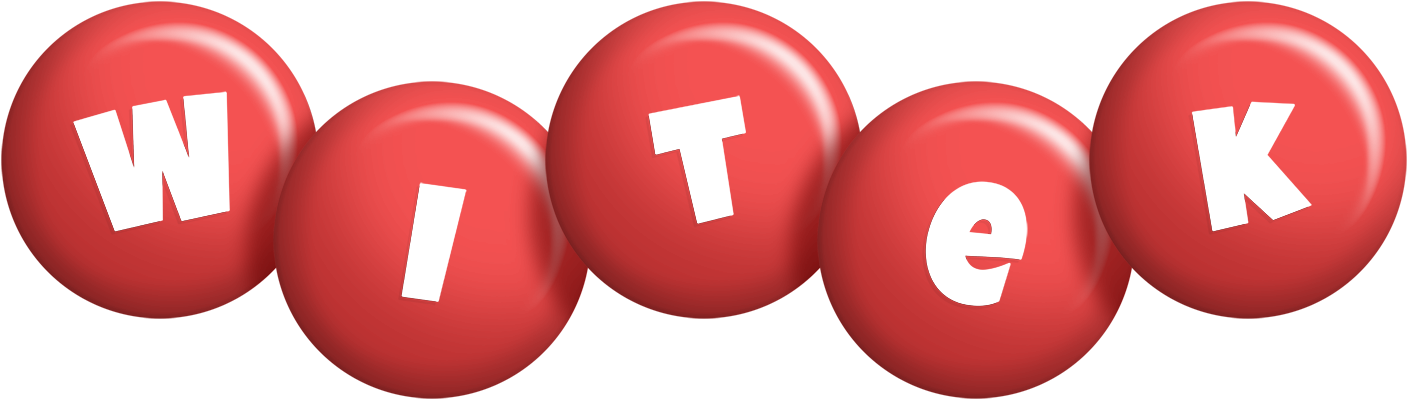 Witek candy-red logo