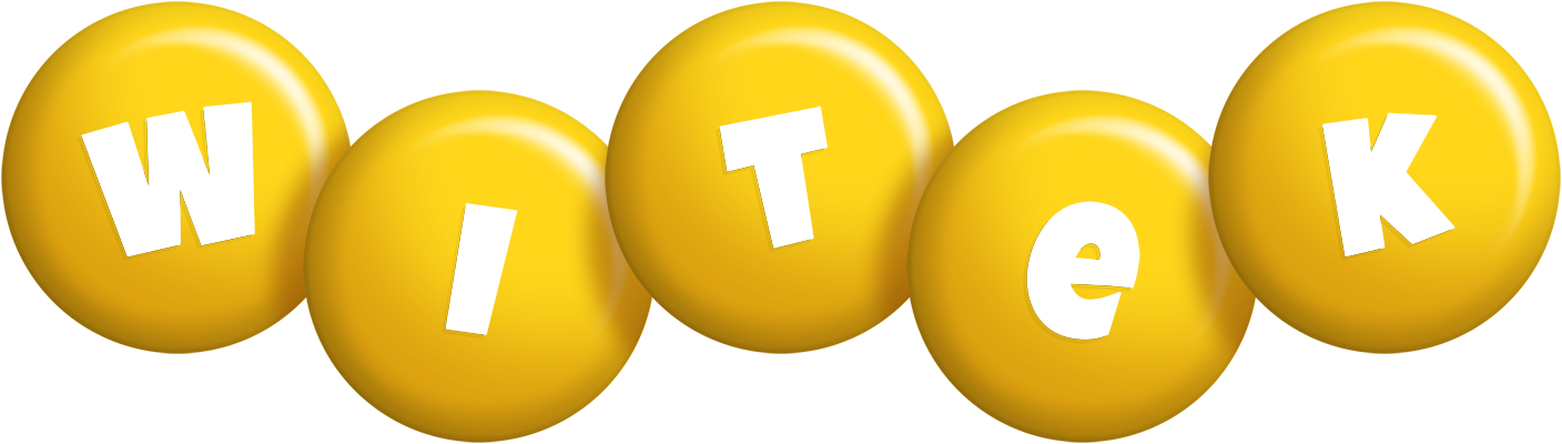 Witek candy-yellow logo