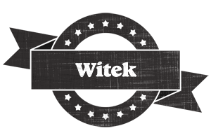 Witek grunge logo