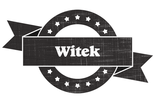 Witek grunge logo