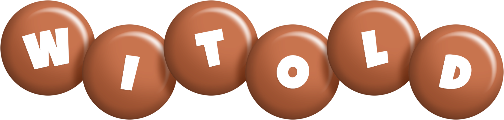 Witold candy-brown logo