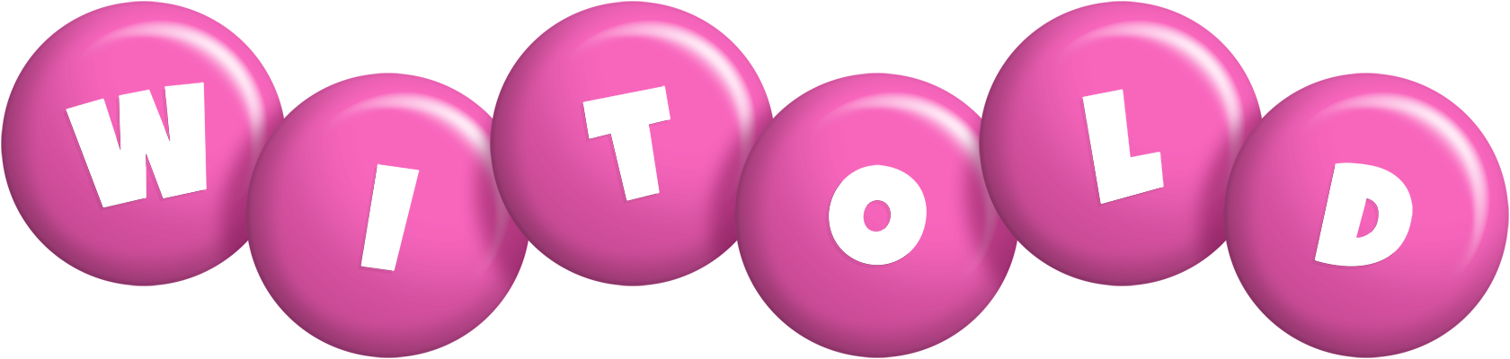Witold candy-pink logo