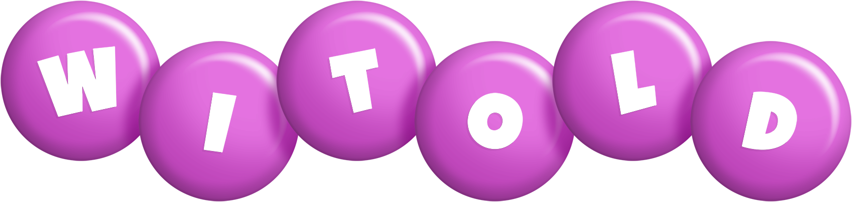 Witold candy-purple logo
