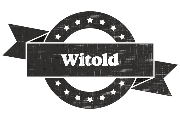 Witold grunge logo