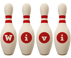 Wivi bowling-pin logo