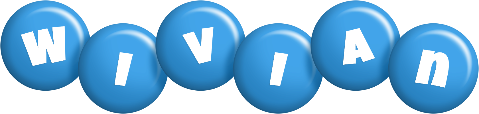 Wivian candy-blue logo